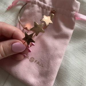 Sheila Fajl Star Hoops- ROSE GOLD
